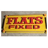 WOOD FLATS FIXED SIGN