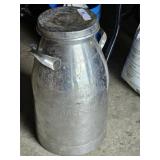PESCHKE SAUGE CO. MILK CAN STAINLESS