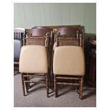 2-FOLDINGH CARD TABLES & 8-CHAIRS ALL FOR ONE