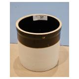 1 GALLON BROWN AND WHITE CROCK