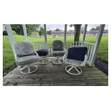 WHITE PATIO CHAIRS