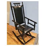 EALRY WOOD FOLDING ROCKER