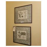 2-FRAMED HERB ARTWORK