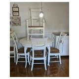 KITCHEN TABLE & 6-CHAIRS & 1 LEAF