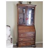 SECRETARY W/BOOKCASE TOP & DROP DOWN DESK