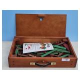 LINCLON LOG SET W/WOOD BOX