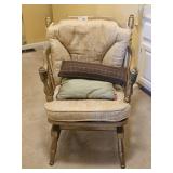 PLATFORM WOODEN ROCKER