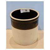 1 GALLON BROWN AND WHITE CROCK