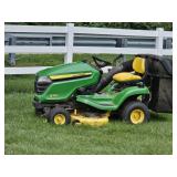 JD 350 RIDING MOWER W/GRASS CATCHER 42 INCH