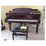 HALIUN  BABY GRAND PIANO WITH ADJUSTABLE BENCH