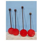Red Target Paddle Set