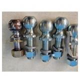 2 INCH Trailer Hitch Balls- Silver Finish-7500LB