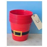 Santa Buckets - Red, Black, Gold