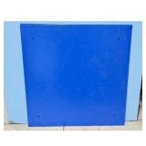 3 Blue Panel Metal Sheets- Mounting Holes