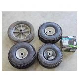 Traveller Heavy-Duty Tire Tube, 4.10/3.50-4, Lawn