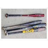 Easton & Louisville Slugger Baseball Bats Lot of 4