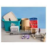 Painting Supplies &Cabinet Hardware Lot