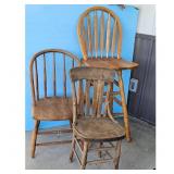 BENT WOOD CHAR/COUNTER STOOL & OTHER