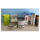 Oster Blender, Rival Crock Pot, rubbermaid Pitcher