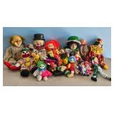Vintage Clown Doll Collection - Mixed Lot