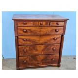 Antique Wooden Chest w/ 7 Drawers