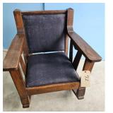 Stickley type Oak  Rocking Chair