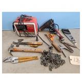 Schauer Battery Charger & Assorted Tools Lot