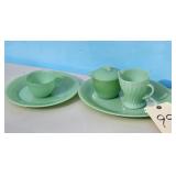 Vintage Jadeite Dishes Set
