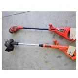 Black & Decker Electric Grass Trimmers Lot of 2