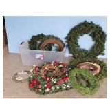 Wreath Making Supplies Lot - Various Wreaths & For