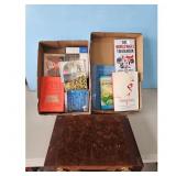 Backgammon Set with Books and CDs