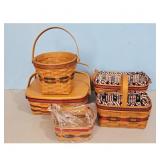 Longaberger Woven Traditions Baskets Set of 5
