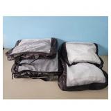 Set of 4 Travel Packing Cubes and 1 Reusable BAG