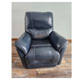 Dark Blue Power Recliner Chair
