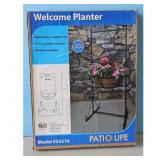 Patio Life Welcome Planter Stand with Coco Liner M