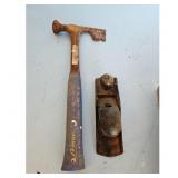 Estwing Roofing Hammer & Small Hand Plane Lot