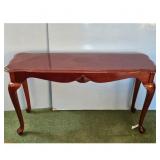 Mahogany Console Table with Cabriole Legs