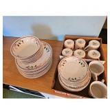 Home Essentials Tartan Ribbon Christmas Dinnerware