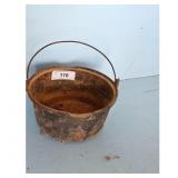 Vintage Cast Iron Pot with Handle