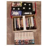 Lot of VHS Tapes and DVDs - World War II Series, M