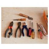 Assorted Hand Tools Lot - Pliers, Screwdrivers, Ut