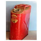 Vintage Red 5-Gallon Blitz Gas Can Jerry Can