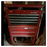 Craftsman Red Rolling Tool Chest Cabinet with Draw