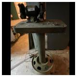 Vintage Bench Grinder on Stand with Wheel Base