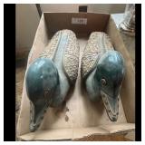 Vintage Decorative Duck Decoys Set