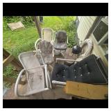 Assorted Outdoor Furniture and Grill Lot