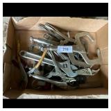 Lot of Assorted Locking Pliers and Wrenches
