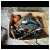 Assorted Tools Lot: Heat Gun, Tape Measure, Clamps