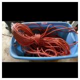 Heavy Duty Extension Cord Reel with Orange Cord