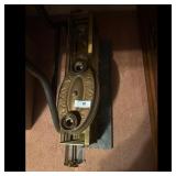 Vintage Brass Clock Movement with Pendulum and Wei